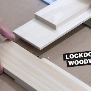 Half-lap joints: A new plan for the dressing mirror. And then another new plan, I think.