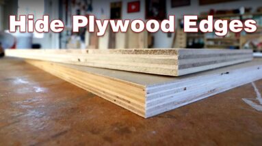 4 ways to deal with plywood edges: How to hide them. Or not.