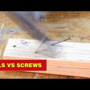 Nails vs Screws. Which is better? #shorts