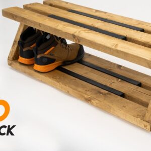 How to make a modern shoe rack under $20