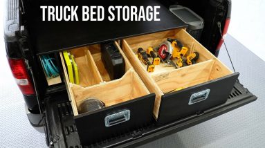 How to make a truck bed Toolbox and storage
