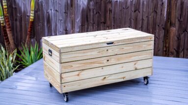 DIY Outdoor Patio Storage Deck Box
