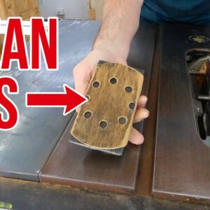 How to clean a tablesaw table #shorts