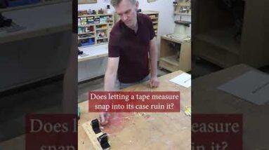 I snapped a tape measure 10,000 times. Here's what happened.  #shorts