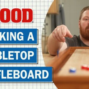 Tabletop Shuffleboard - WOOD magazine