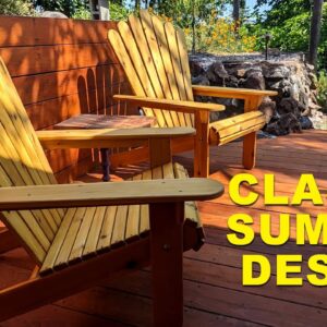Easy-to-build Adirondack chair