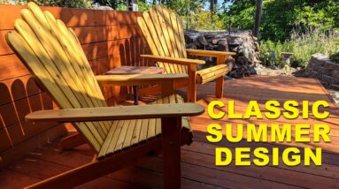 Easy-to-build Adirondack chair