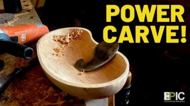 How to Power Carve Wood
