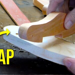 Making classic toy planes from scrap lumber